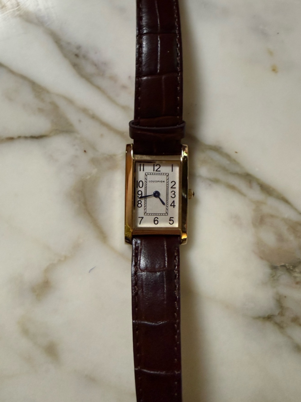 Louis Pion Vintage Leather Watch